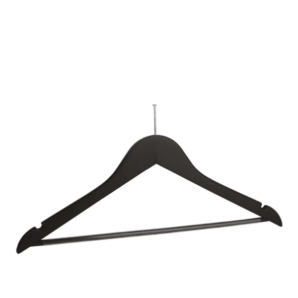 GR4GCN09.jpg Gruccia in legno di loto nero, chiodo nichelato - 50pz | Amonn