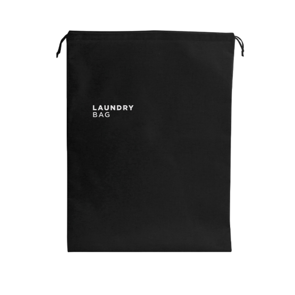 Black cotton laundry bag - 10pcs | Amonn