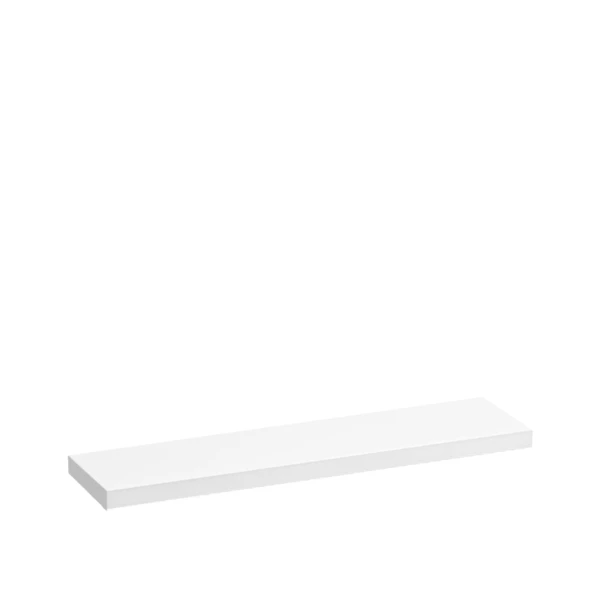    Vassoio espositore Linear 1.0 in plexiglass bianco lucido - 25x6x1cm  