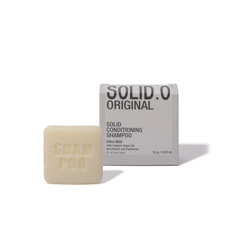 

Solid.O Festes shampoo-spülung, Ultra sanft - 15gr/330Stk


