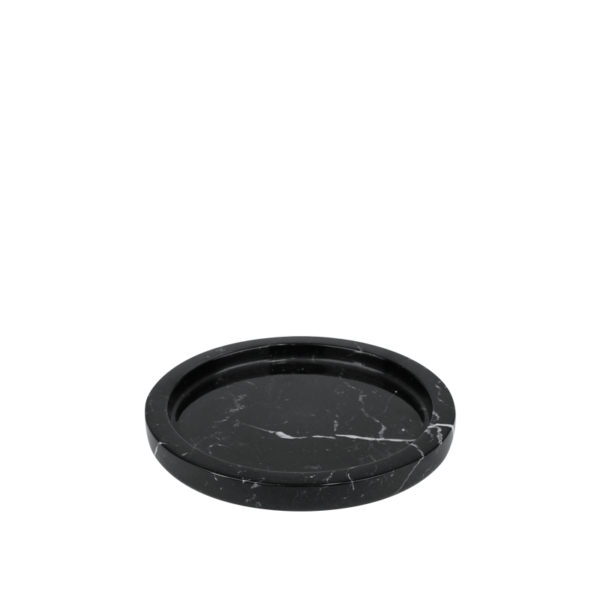 Marmor tray in black marble - Ø20cm