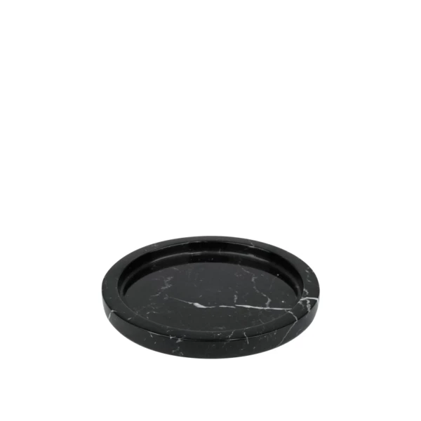    Ablage Marmor aus schwarzem Marmor - Ø20cm  