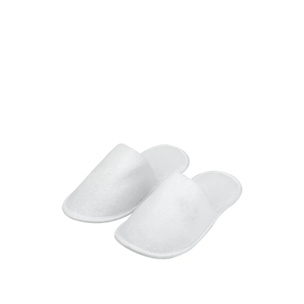 50150CG.jpg Pantofola Smooth in spugna bianca, misura unisex - 90pz | Amonn