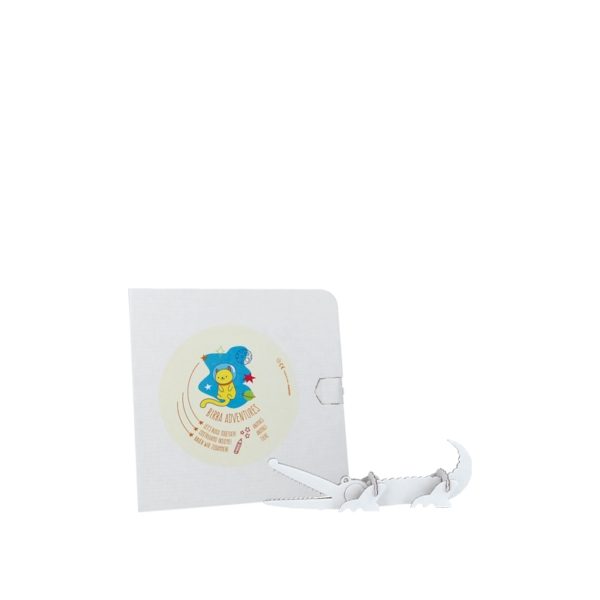 'Animals' booklet with cards for building animals - 60pcs | Birba Adventures