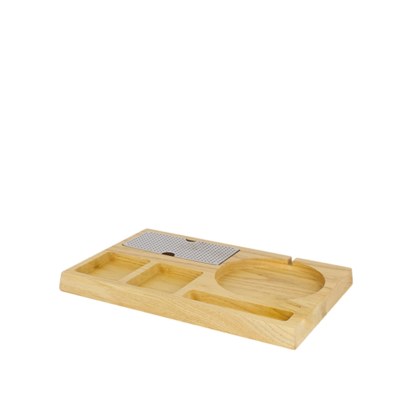 Natural wooden base for kettle - 37x24xh3cm | Amonn