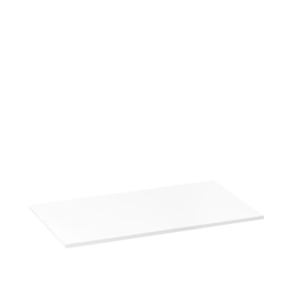 E25507G.jpg Vassoio espositore Linear 0.5 in plexiglass bianco satinato - 24x14x0,5cm
