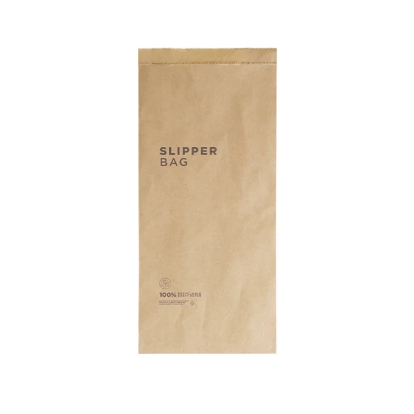 SAC38G.jpg Sacchetto per pantofole in carta Kraft avana - 650pz | Amonn