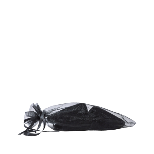 Slipper bag in black organza - 100pcs | Amonn
