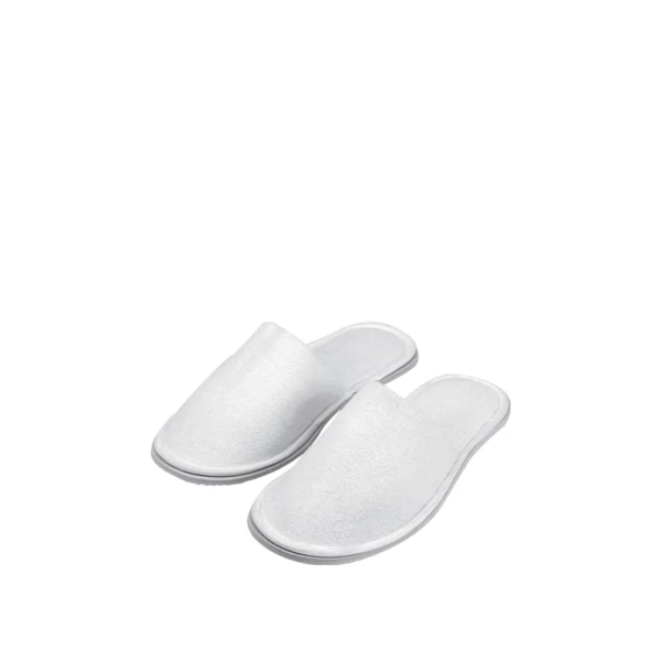    Pantofola Smooth in spugna bianca, misura donna - 80pz | Amonn  