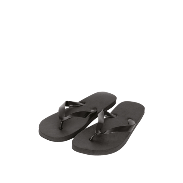 Calm flip-flops in black rubber, women's size - 50pcs | Amonn