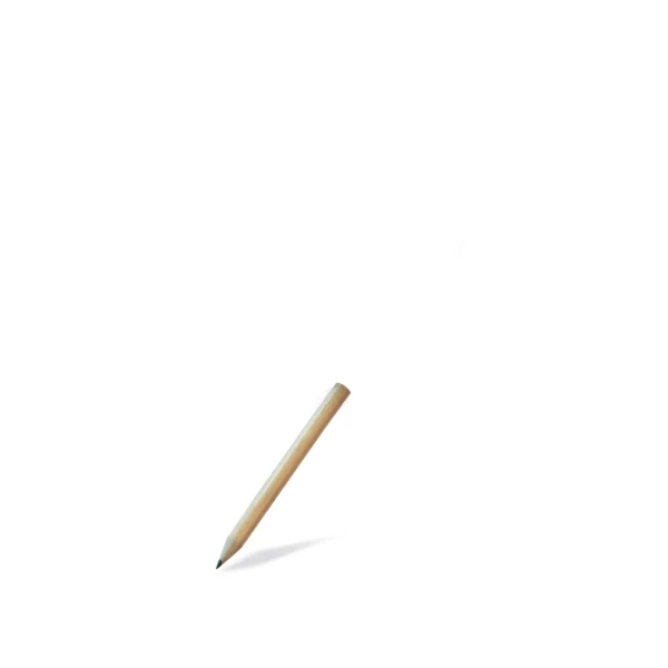 60663ECG.jpg Natural wooden hexagonal pencil, natural outside, 9cm - 100pcs | Amonn
