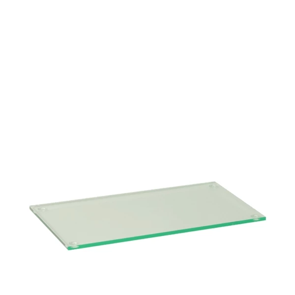 E25508G.jpg Vassoio espositore Linear 0.5 in plexiglass trasparente effetto vetro - 24x14x0,5cm