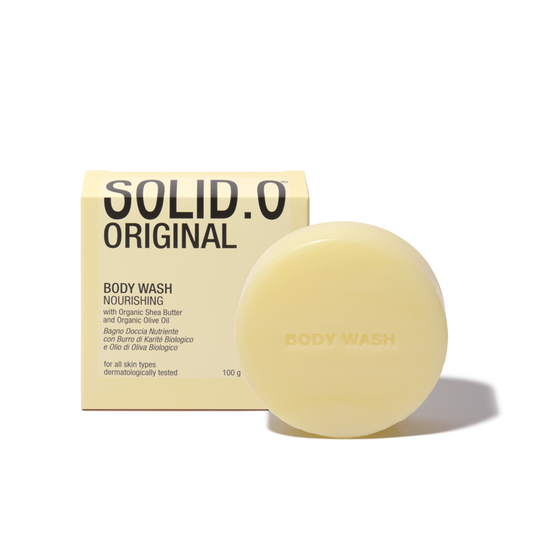 

Solid.O Bagno doccia solido, Nutriente - 100gr/84pz


