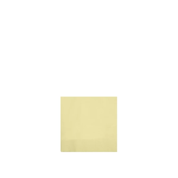  Napkin in cellulose, pastel yellow, 25x25cm, folded in 4 - 4200pcs | Amonn