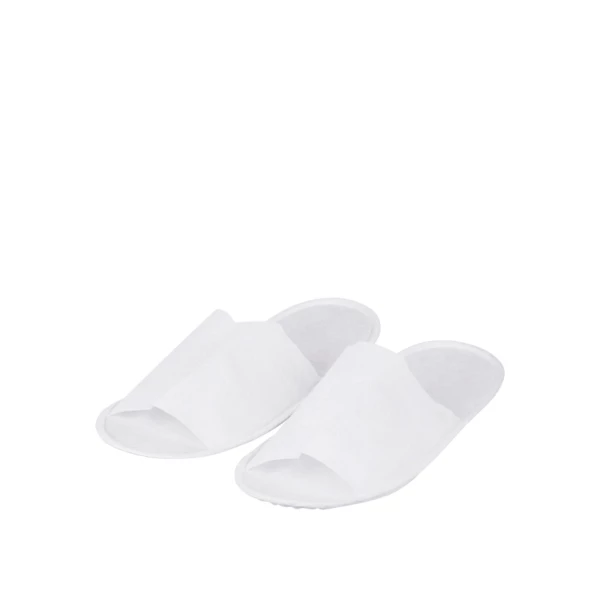 68350A.jpg Slipper Basic aus weißem Vliesstoff, Unisex-Größe - 300Stk | Amonn