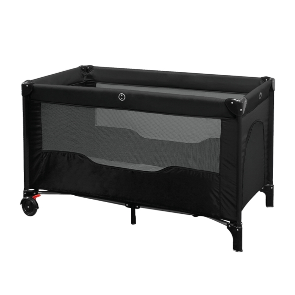 Black folding cot | Amonn