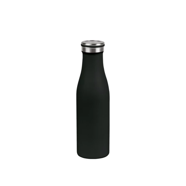 Borraccia in acciaio inox nero, 500ml - 10pz | Amonn