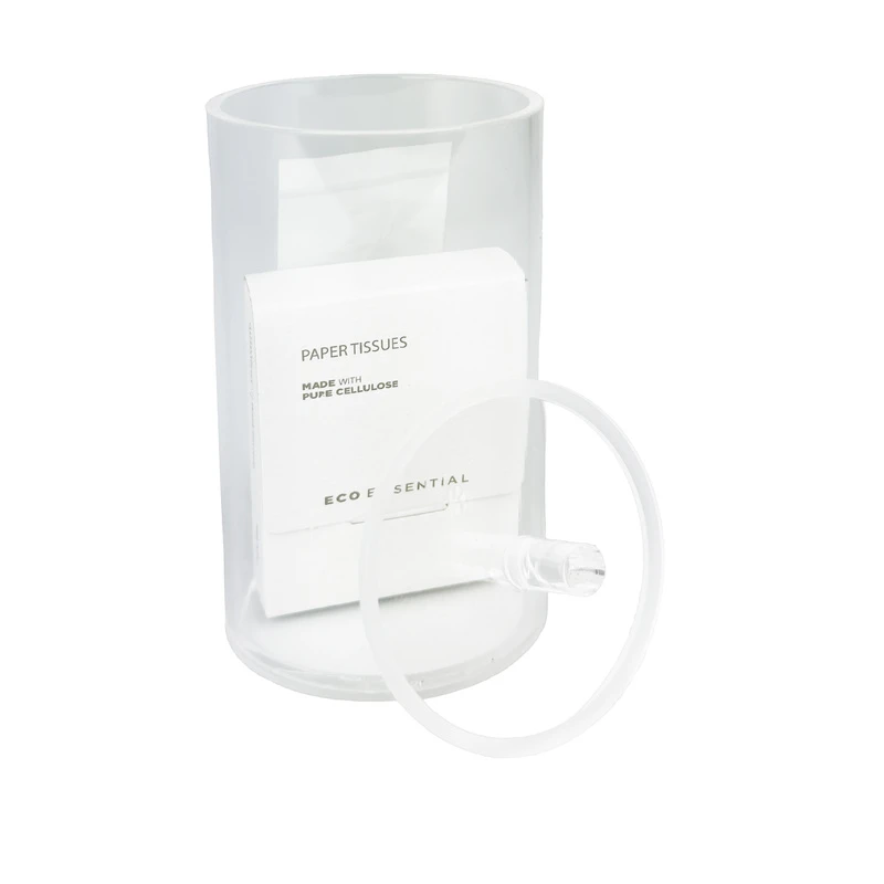    Coffret Cylinder in plexiglass trasparente con pomello | Amonn  