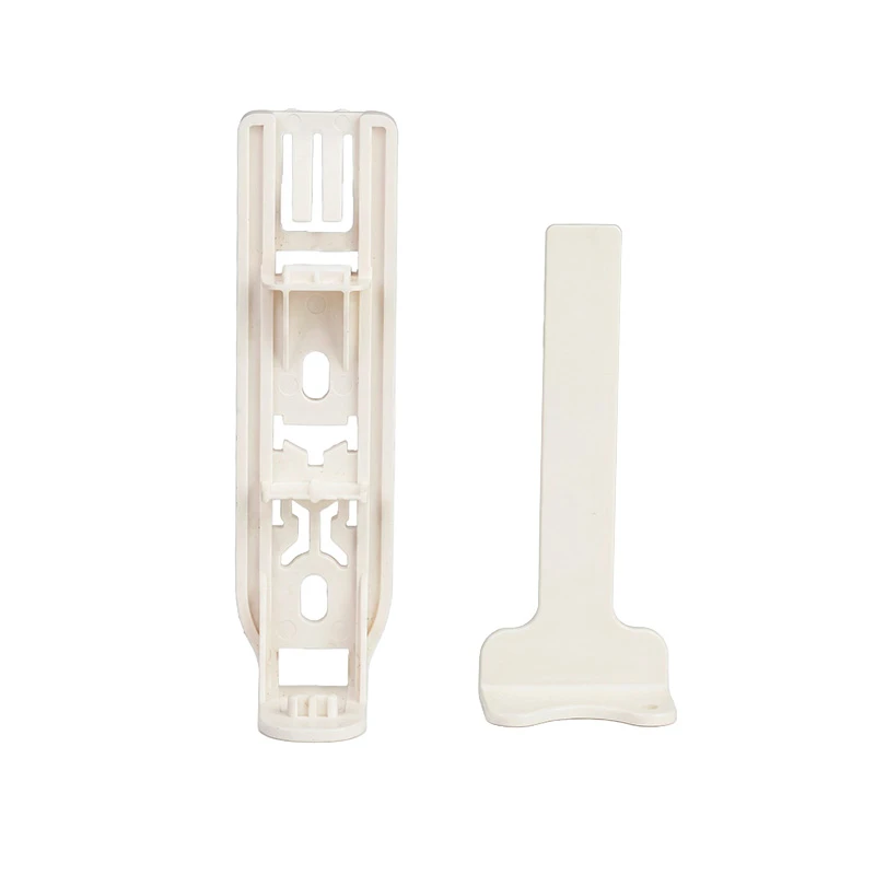 White polyethylene wall mount for ArtemS® dispensers. Mounting kit included