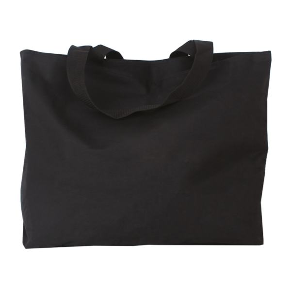 SPA and beach bag in black polyester, 50x10xh40cm | Amonn