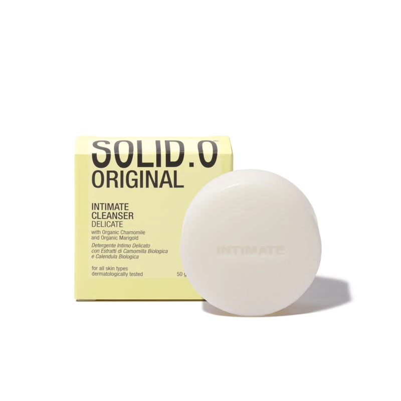 Solid.O Detergente intimo solido, Delicato - 50gr/90pz