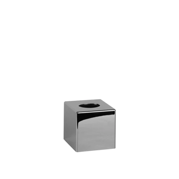 65013CR.jpg Porta veline cubico in ABS cromato lucido | Amonn