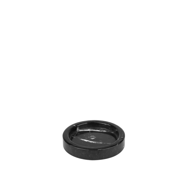    Ablage Marmor aus schwarzem Marmor - Ø10cm  