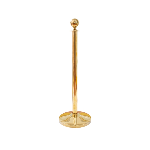 Barrier pole in gold metal | Amonn