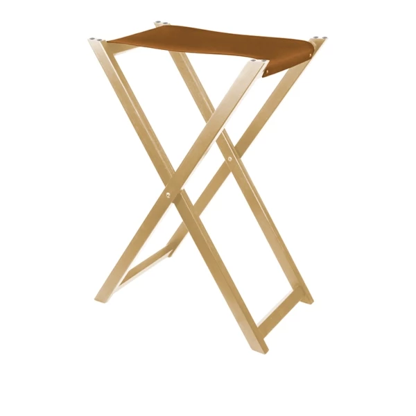 Reggivassoio richiudibile in legno naturale - 60x40xh70cm | Wood Line