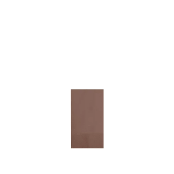    Tovagliolo in cellulosa, cioccolato, 33x33cm, piegato a 8 - 2700pz | Amonn  