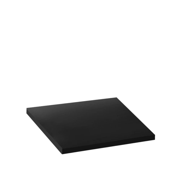 EQU014.jpg Linear 1.0 tray in black plexiglass - 20x20x1cm