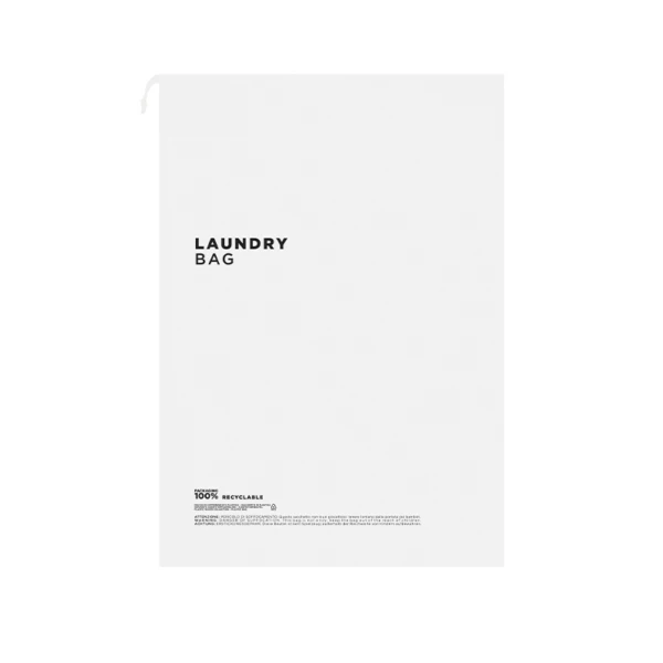 66712PO.jpg Wäschebeutel aus weißem Polyethylen - 100Stk | Amonn