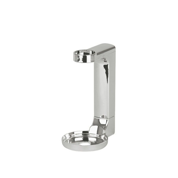 Classic single wall bracket in chrome-plated plastic for Natural Wash 500ml dispenser | Amonn